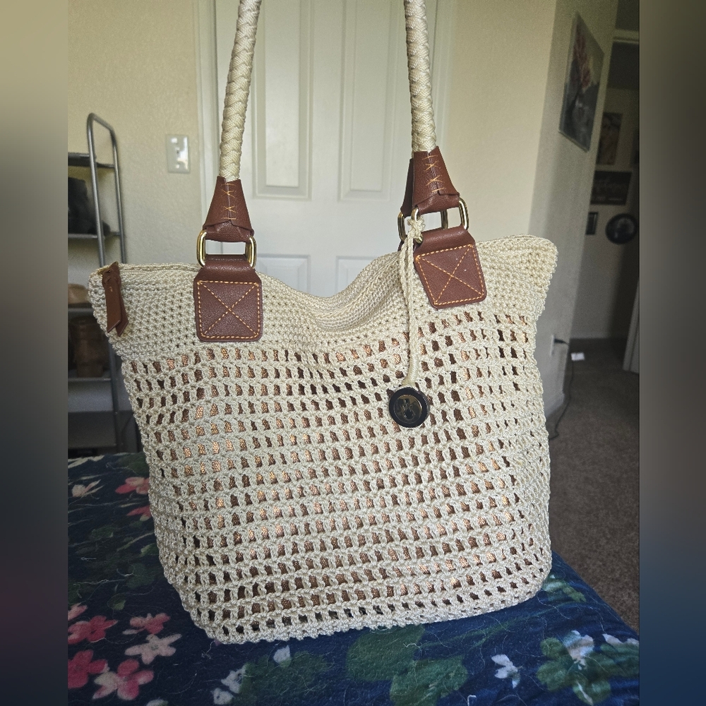 The Sak Crochet Tote Bag